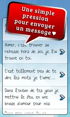 Messages d'Amour et Citations android App screenshot 4